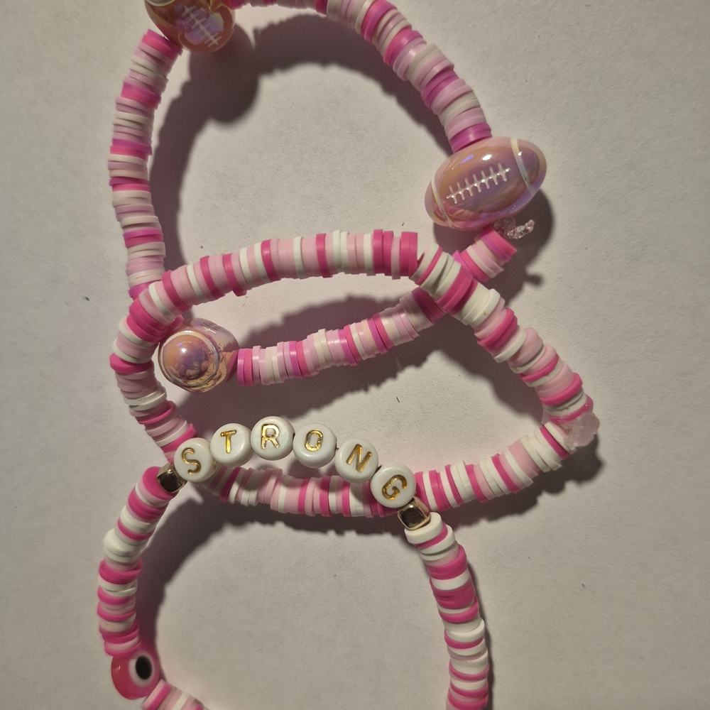 Bracelets, Pink - Picture 3 of 13